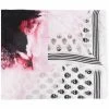 Alexander McQueen Paper Bloom Biker Skull-print scarf