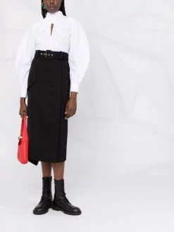 Alexander McQueen high-waisted pencil skirt