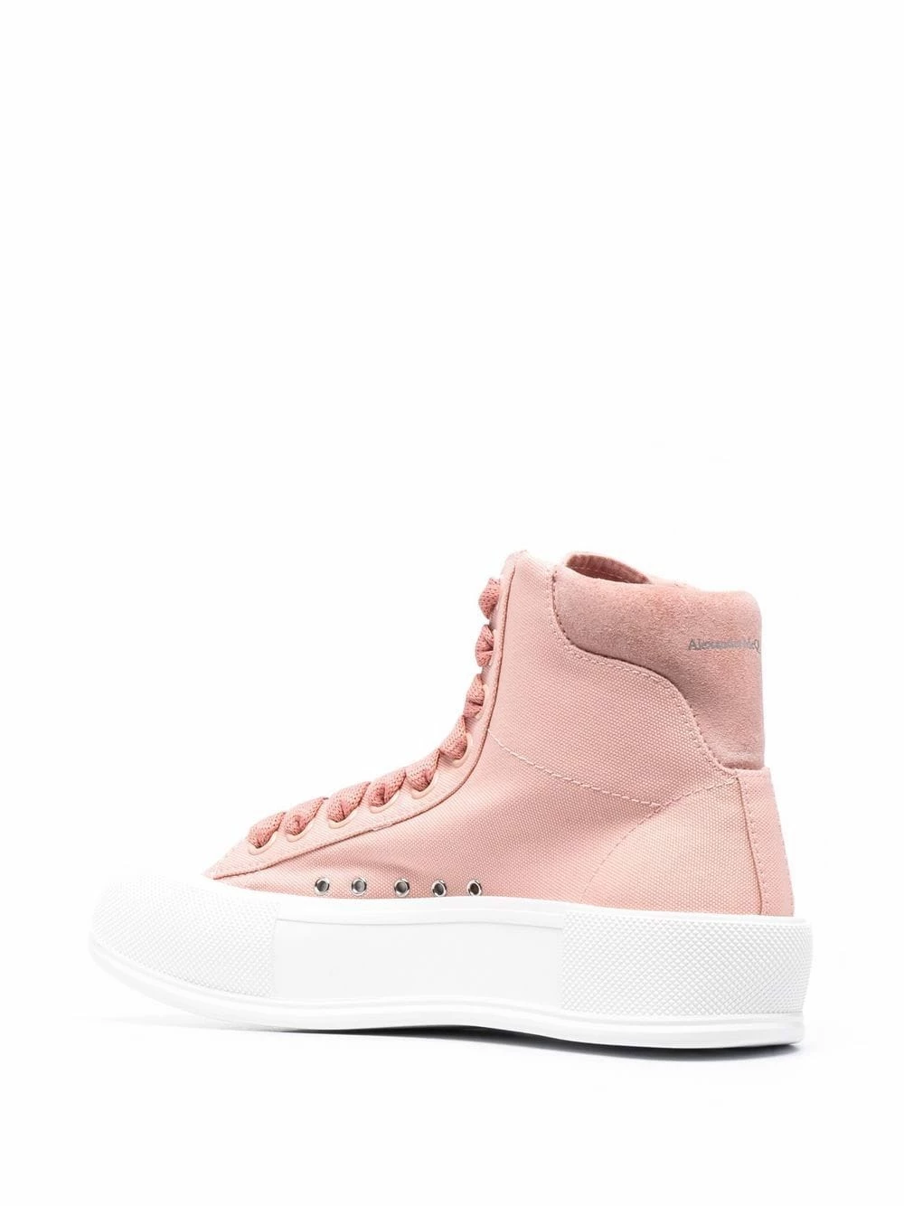 Alexander McQueen Deck high top leather sneakers 3 Alexander McQueen Deck high-top leather sneakers