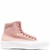 Alexander McQueen Deck high-top leather sneakers