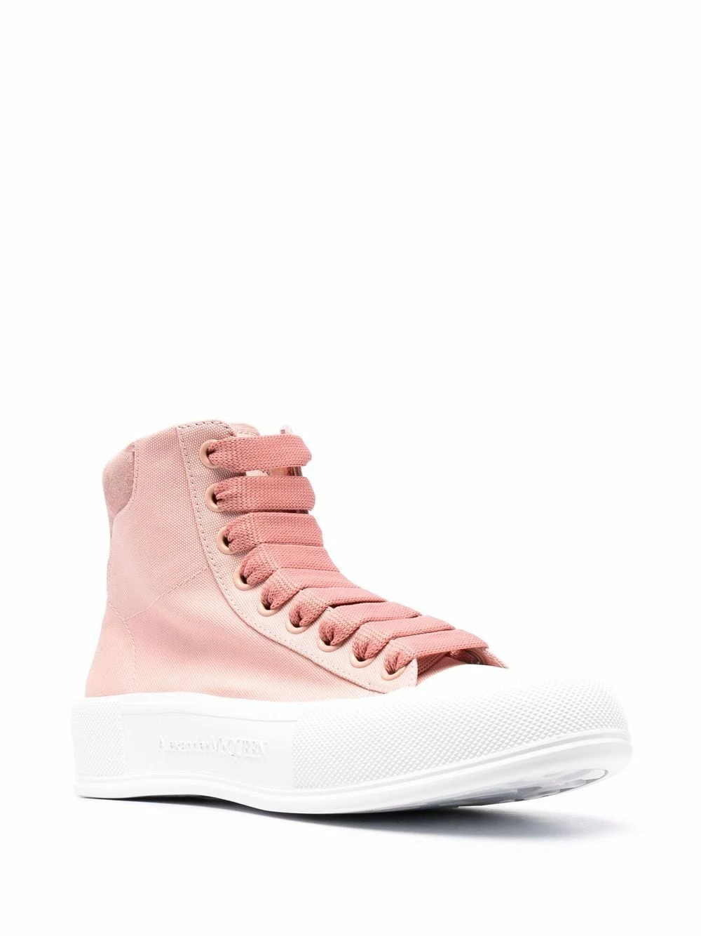 Alexander McQueen Deck high top leather sneakers 2 Alexander McQueen Deck high-top leather sneakers