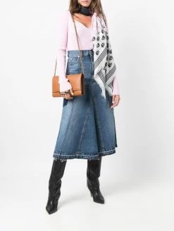 Alexander McQueen V-neck ribbed top