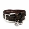 Alexander McQueen Double Wrap leather bracelet