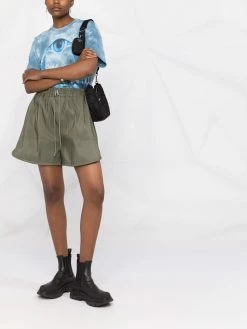 Alexander McQueen Exploded high-waisted shorts