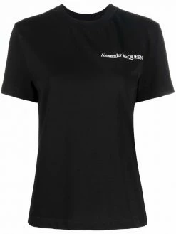 Alexander McQueen rear-tie logo T-shirt