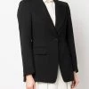 Alexander McQueen rear-tie single-breasted blazer