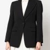 Alexander McQueen rear-tie single-breasted blazer