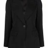 Alexander McQueen rear-tie single-breasted blazer
