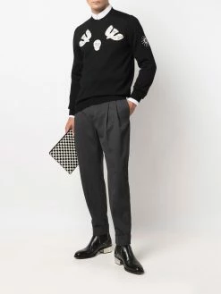 Alexander McQueen skull-print jumper