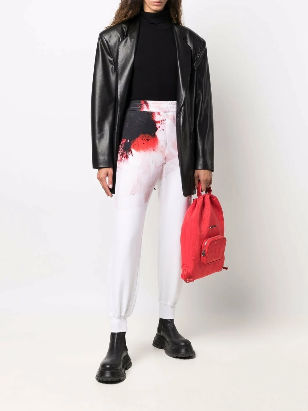 Alexander McQueen Anemome print track pants 2 Alexander McQueen Anemome-print track pants