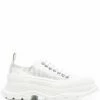 Alexander McQueen Graffiti-logo print Tread Slick sneakers