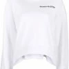 Alexander McQueen corset-back logo sweatshirt