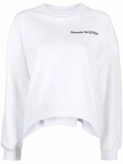 Alexander McQueen corset-back logo sweatshirt