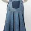 Alexander McQueen A-line denim skirt