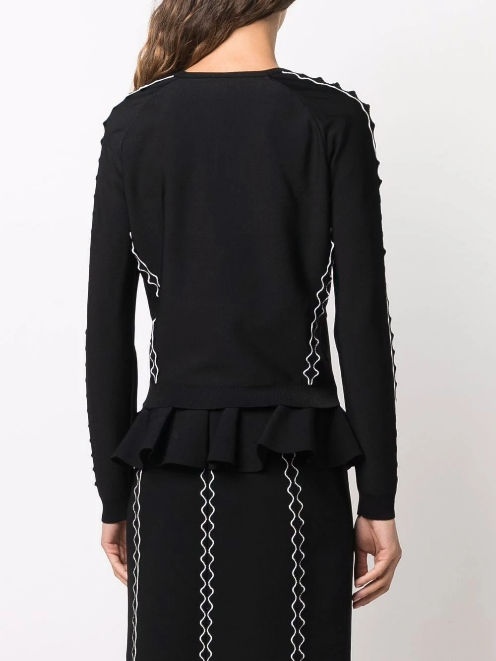 Alexander McQueen Knitted embroidered blouse 4 Alexander McQueen knitted embroidered blouse