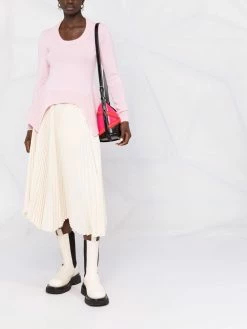 Alexander McQueen peplum cashmere jumper