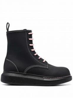 Alexander McQueen chunky sole combat boots