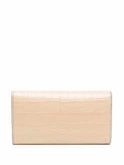 Alexander McQueen crocodile-embossed effect wallet