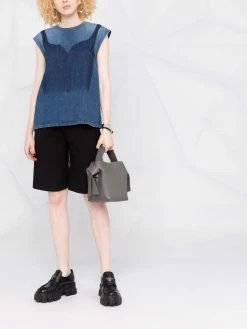 Alexander McQueen sleeveless denim top