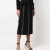 Alexander McQueen knitted embrodiered skirt