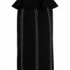 Alexander McQueen knitted embrodiered skirt