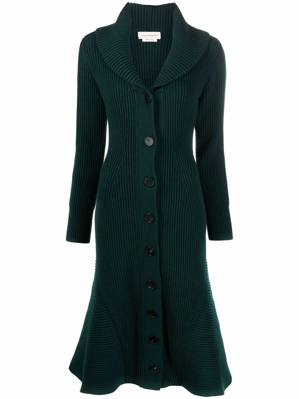 Alexander McQueen Ribbed knit midi dress 1 Alexander McQueen ribbed knit midi dress