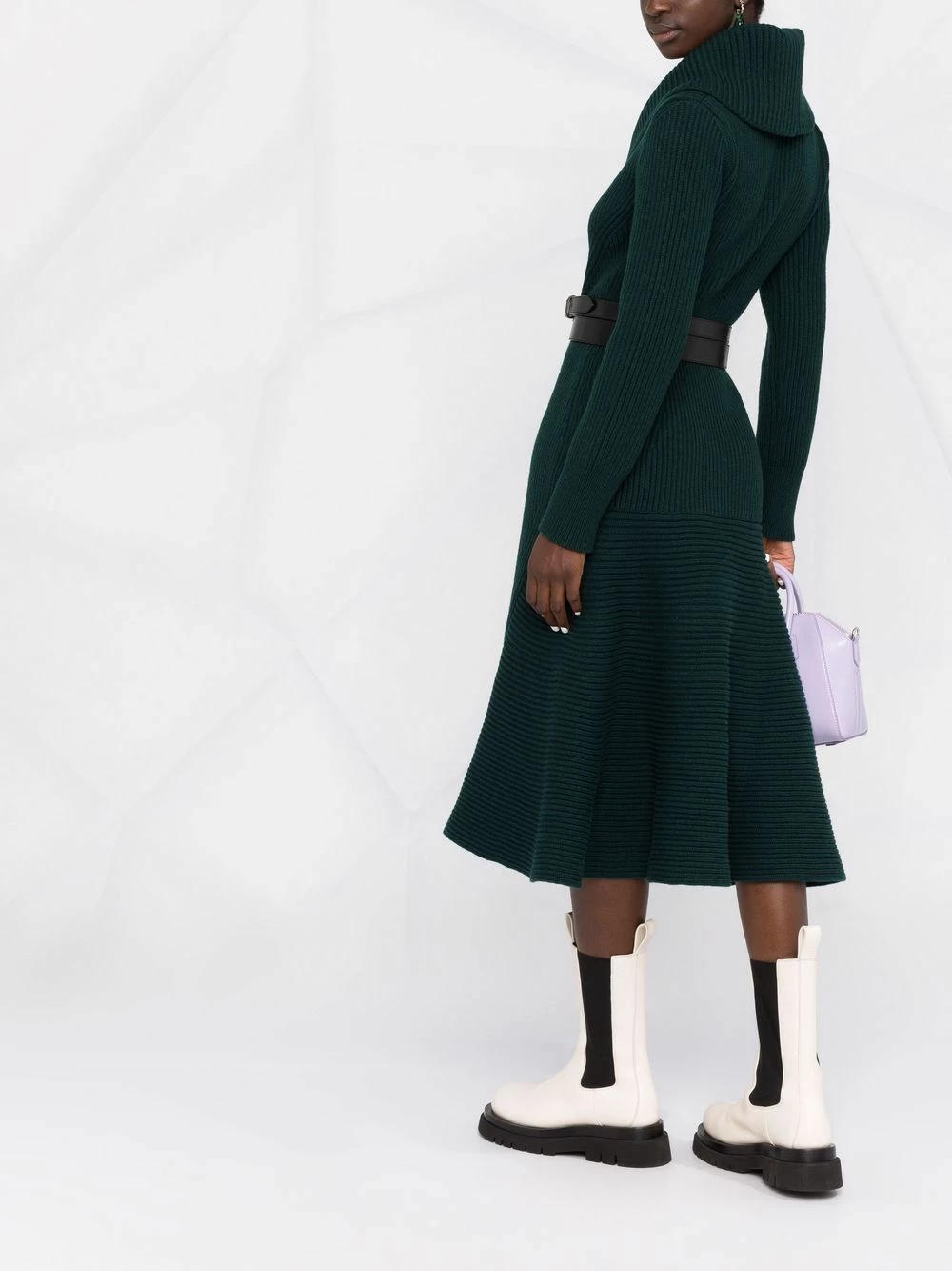 Alexander McQueen Ribbed knit midi dress 6 Alexander McQueen ribbed knit midi dress