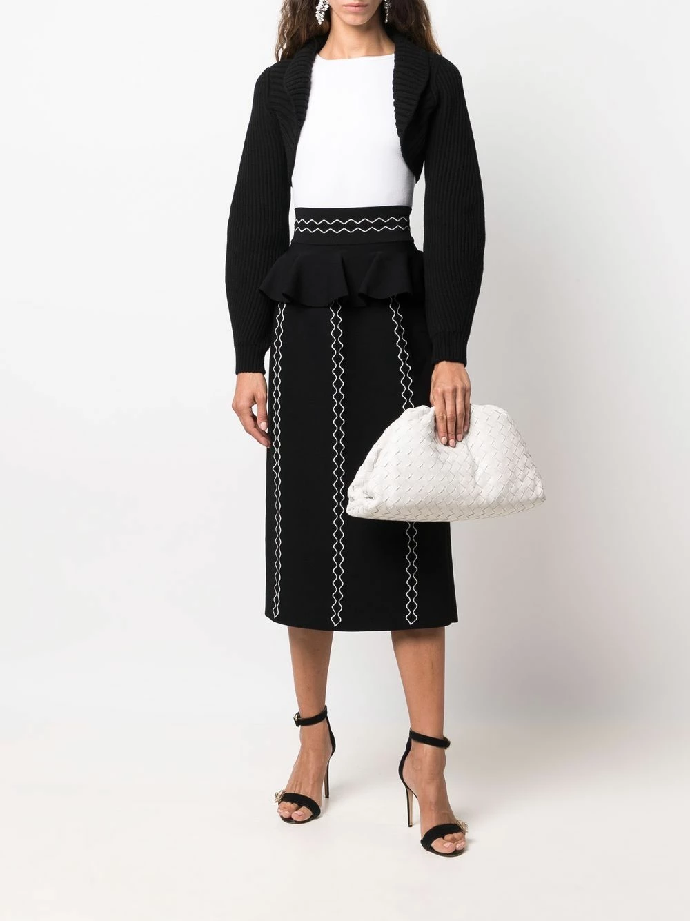 Alexander McQueen Knitted bolero jacket 2 Alexander McQueen knitted bolero jacket