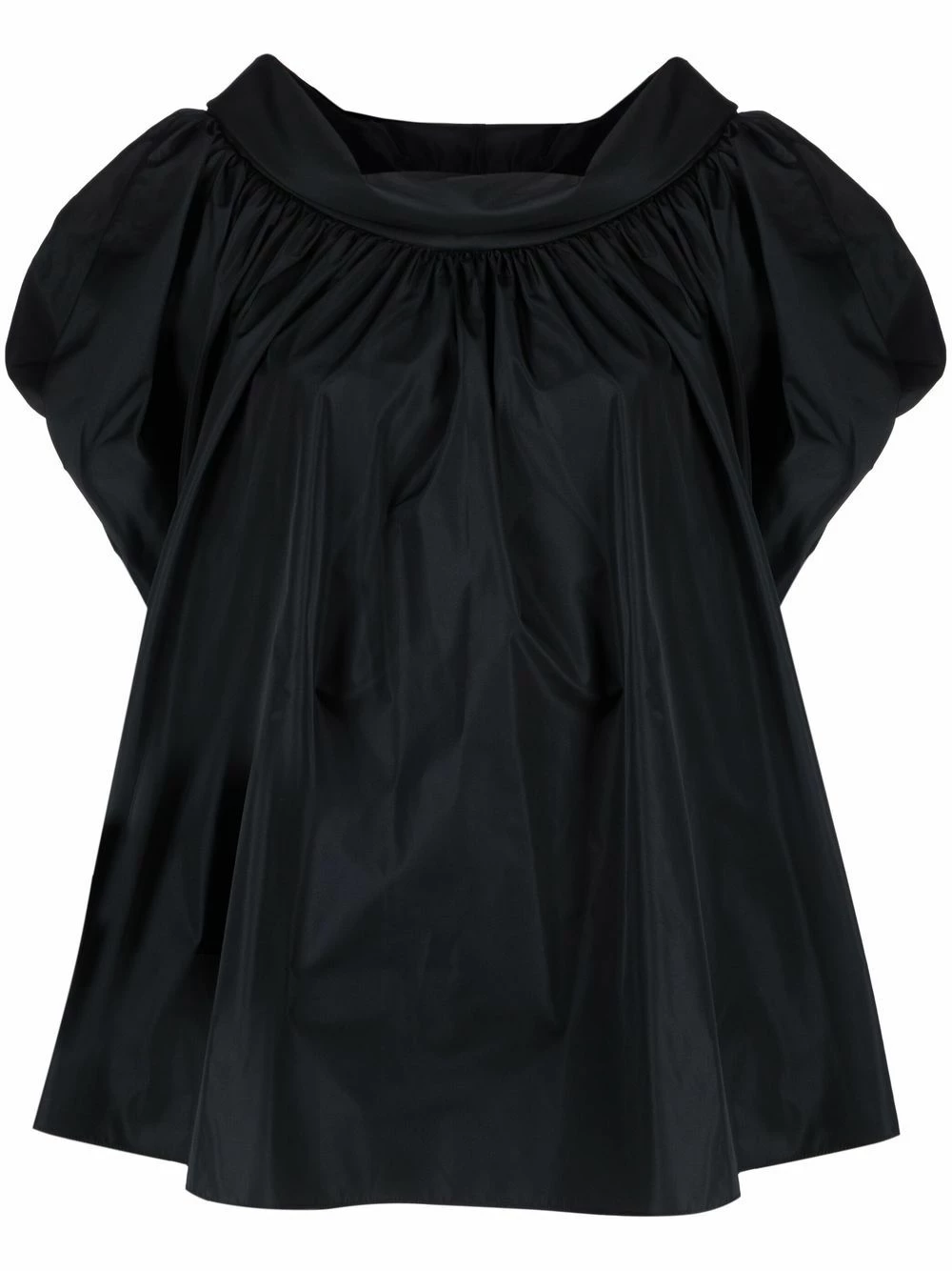 Alexander McQueen Gathered puff sleeve blouse 1 Alexander McQueen gathered puff-sleeve blouse