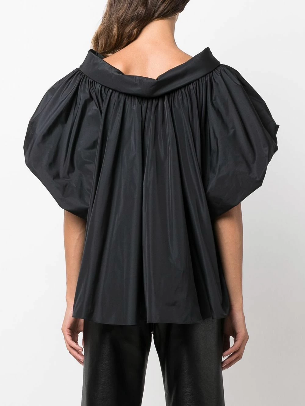 Alexander McQueen Gathered puff sleeve blouse 4 Alexander McQueen gathered puff-sleeve blouse