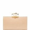 Alexander McQueen embossed knuckleduster clutch bag