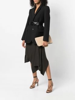 Alexander McQueen embossed knuckleduster clutch bag