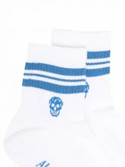 Alexander McQueen skull logo socks