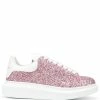 Alexander McQueen Oversized glitter sneakers