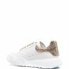 Alexander McQueen Court glitter-counter sneakers