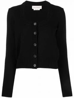 Alexander McQueen knitted cashmere cardigan