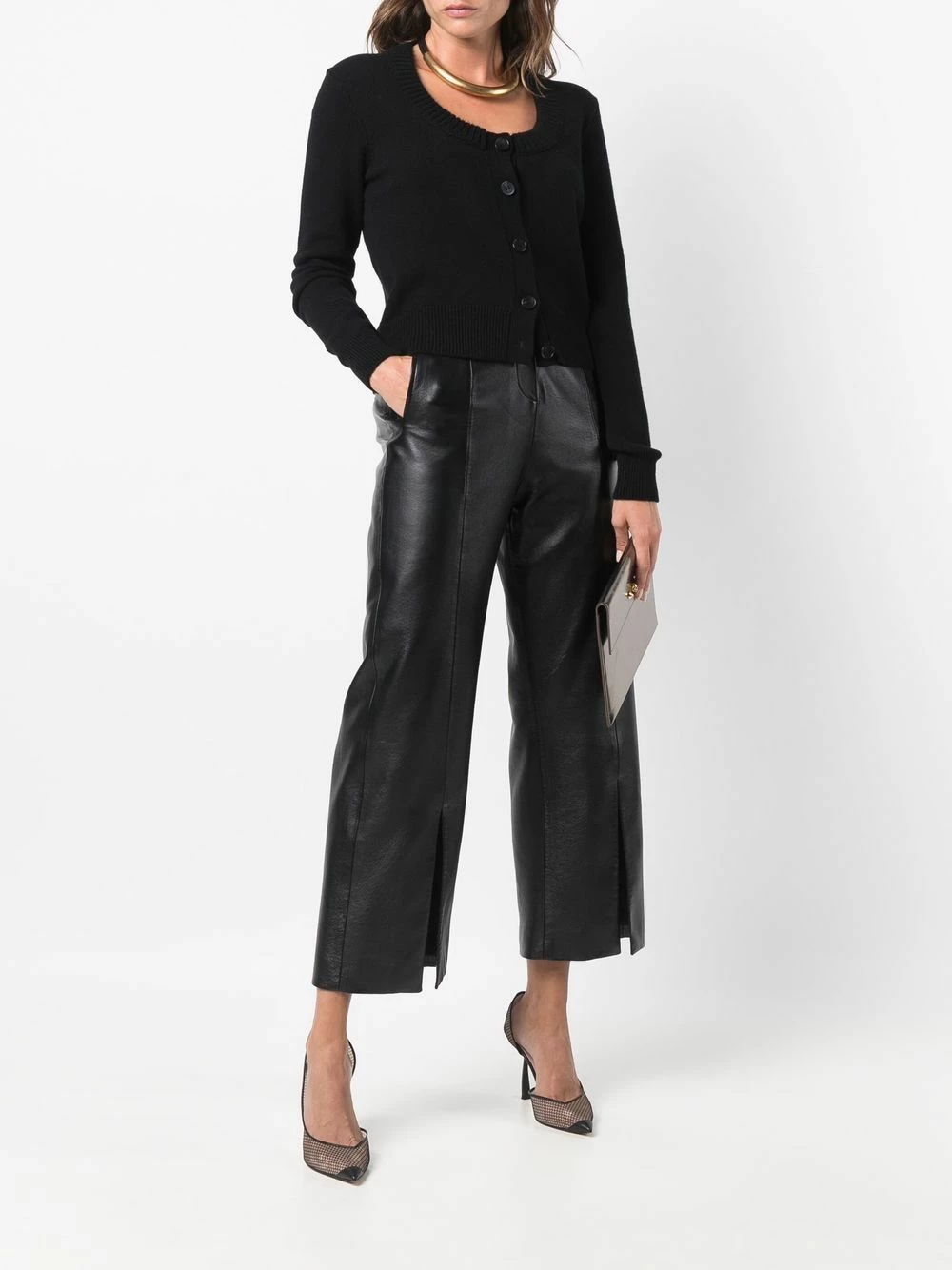 Alexander McQueen Knitted cashmere cardigan 2 Alexander McQueen knitted cashmere cardigan