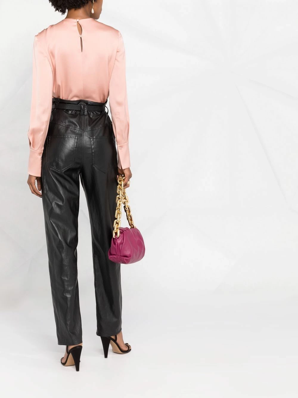 Alexander McQueen Draped effect blouse 4 Alexander McQueen draped-effect blouse