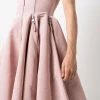 Alexander McQueen zip-detail flared dress