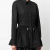 Alexander McQueen peplum-hem button-front shirt