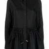 Alexander McQueen peplum-hem button-front shirt