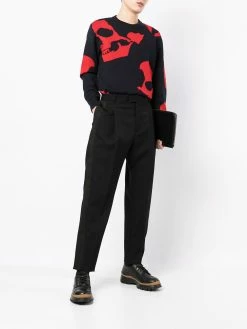 Alexander McQueen high-waist tapered trousers