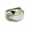 Alexander McQueen skull-motif studded ring