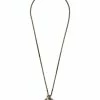 Alexander McQueen Logo pendant cable link necklace 5 Alexander McQueen logo-pendant cable-link necklace