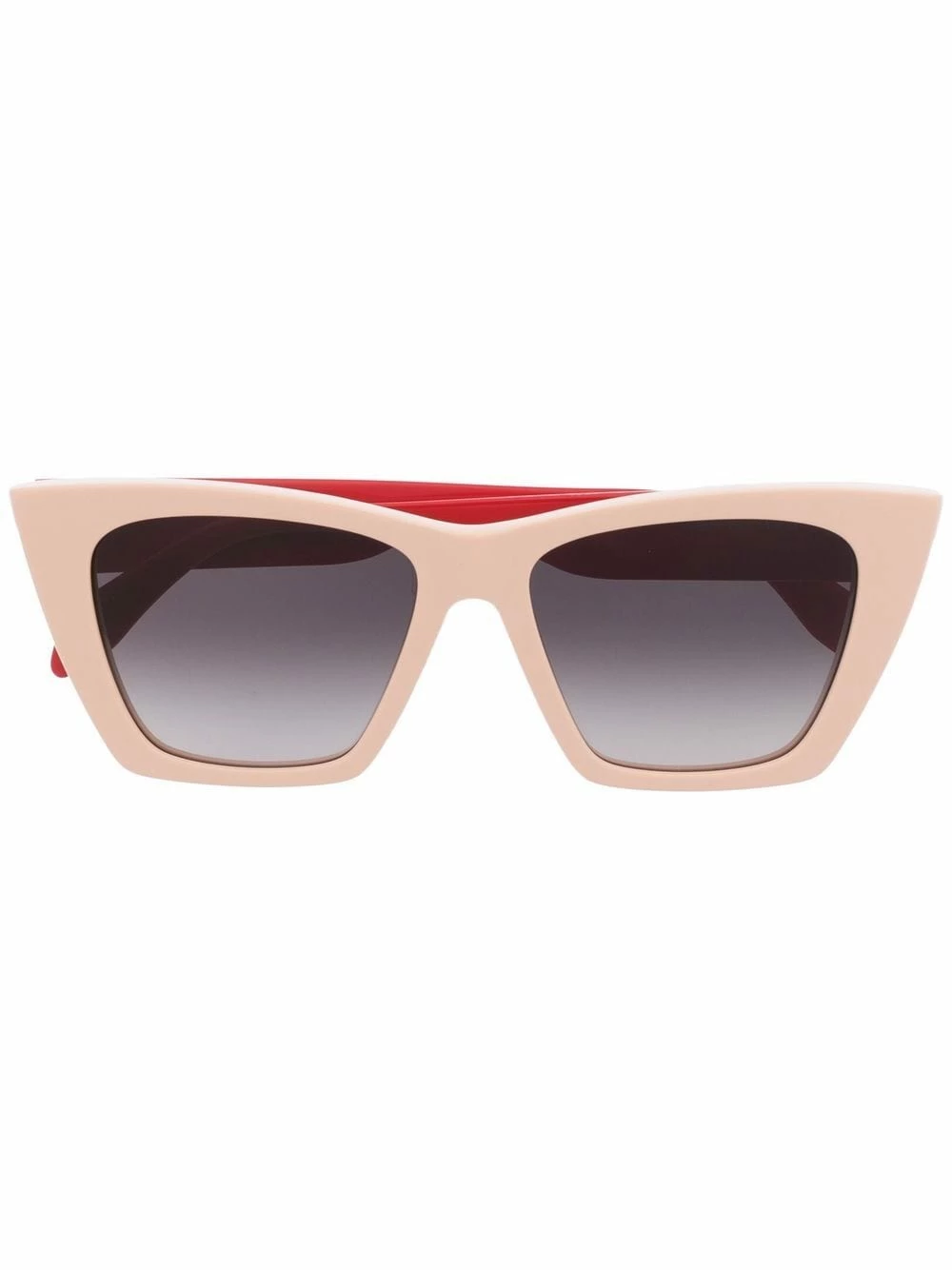 Alexander McQueen Logo print square frame sunglasses 1 Alexander McQueen logo-print square-frame sunglasses