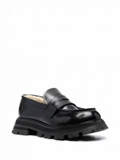 Alexander McQueen lug sole loafers