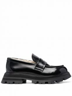 Alexander McQueen lug sole loafers