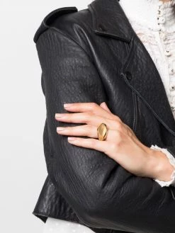 Alexander McQueen Molten chunky ring