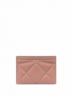 Alexander McQueen quilted leather cardholder