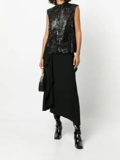 Alexander McQueen sleeveless lace shirt